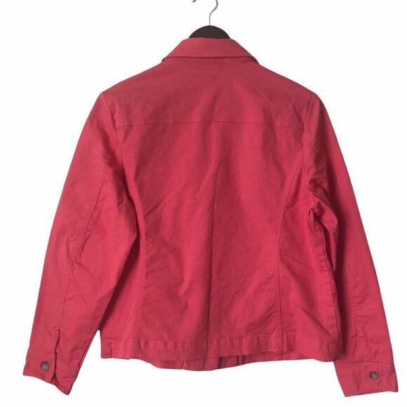 NWOT - APPLESEED'S Petite - Dream Flex Colored Casual Jean Jacket - Picture 2 of 12